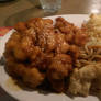 Sesame Chicken with Chow Mein