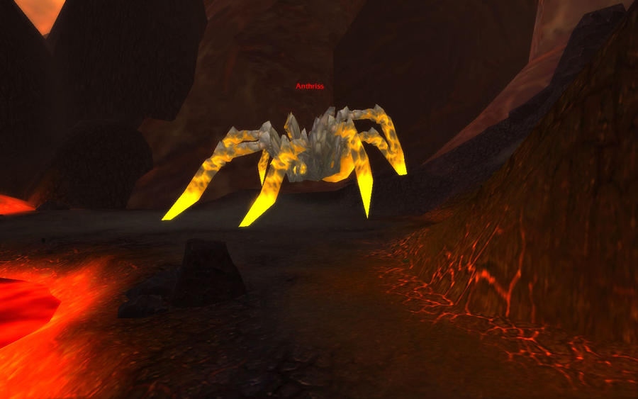 Anthriss the Yellow rare spider