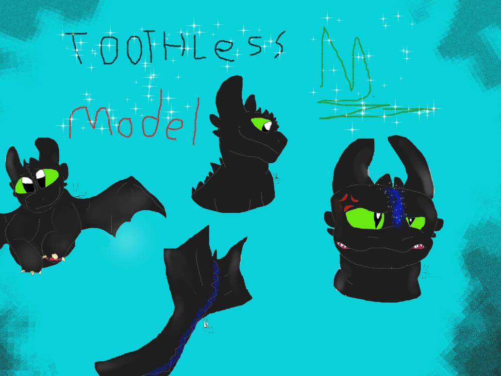 HTTYD: Toothless Models by rockbreakerkiller on DeviantArt