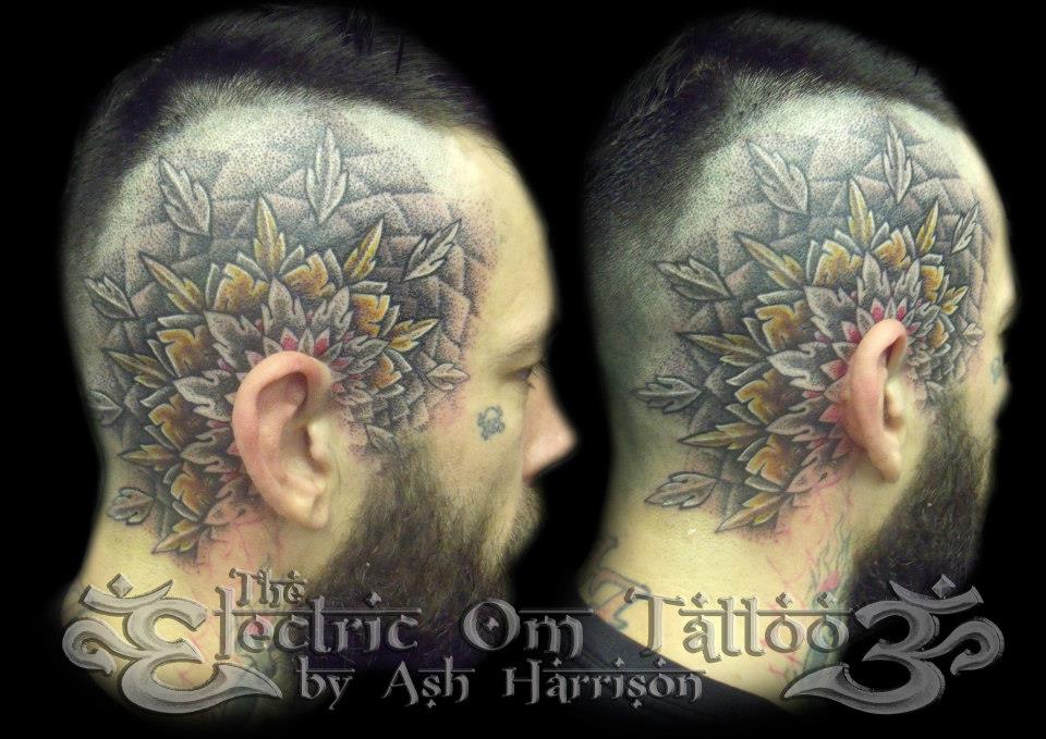 Dotwork Mandala Head Tattoo By Villkat Arts On Deviantart Dotwork Mandala Head Tattoo By Villkat Arts On Deviantart