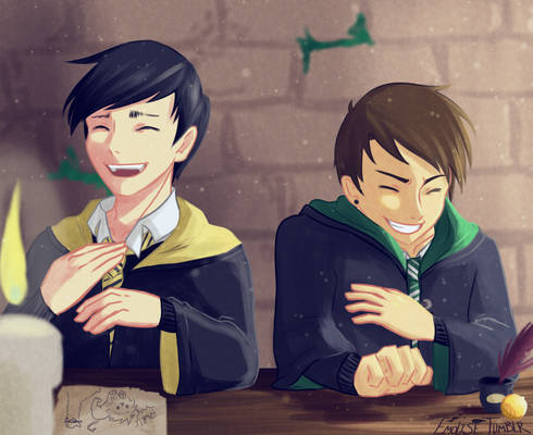 Dan and Phil / Harry Potter AU