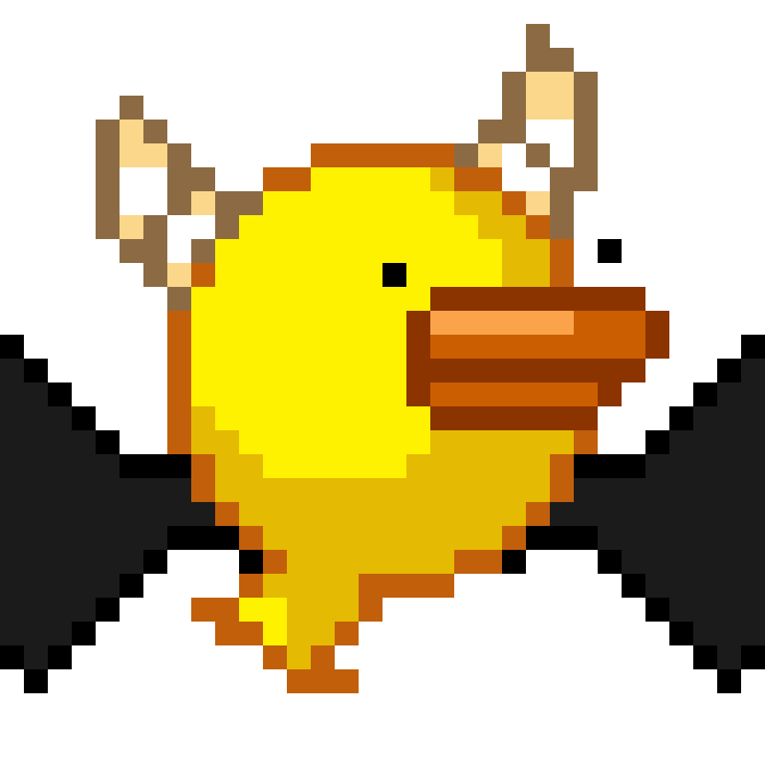 Quacky In Art Pixel Animation! Serie 1