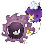 Gastly + Floon by Riley-Vace