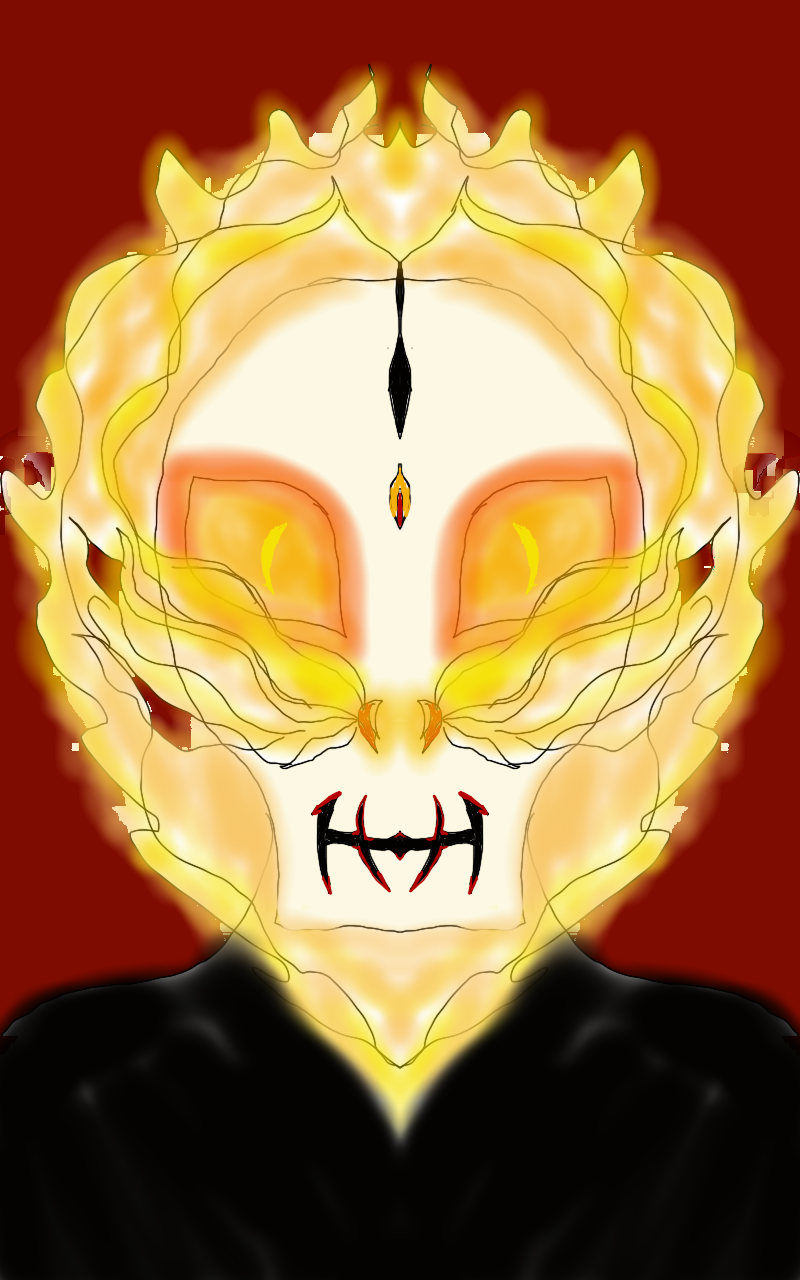 Flaming Skull (request)240414Thu1319