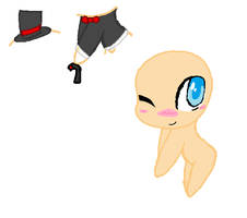 Chibi Base (tux and tie with top hat)