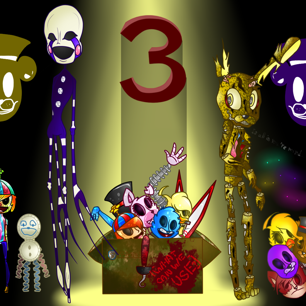 FNAF 3 icon on deviantart  Desenhos bonitos, Desenhos, Arquétipo