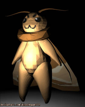 3d moth dude