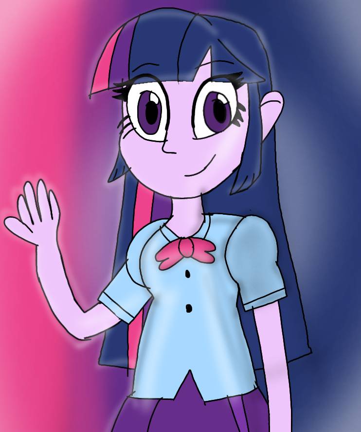 My drawing of MLP EG Princess Twilight Sparkle by Petercupheadthecupbo ...