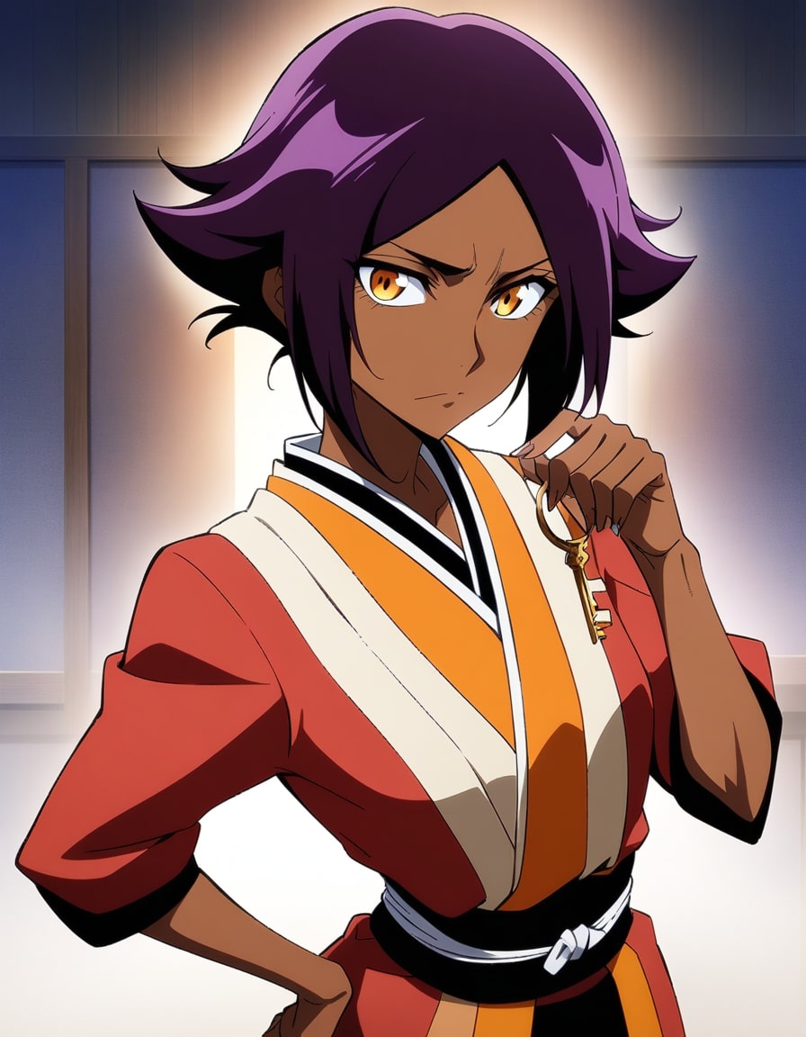 Yoruichi Shihouin Fan Art by aiimagify on DeviantArt