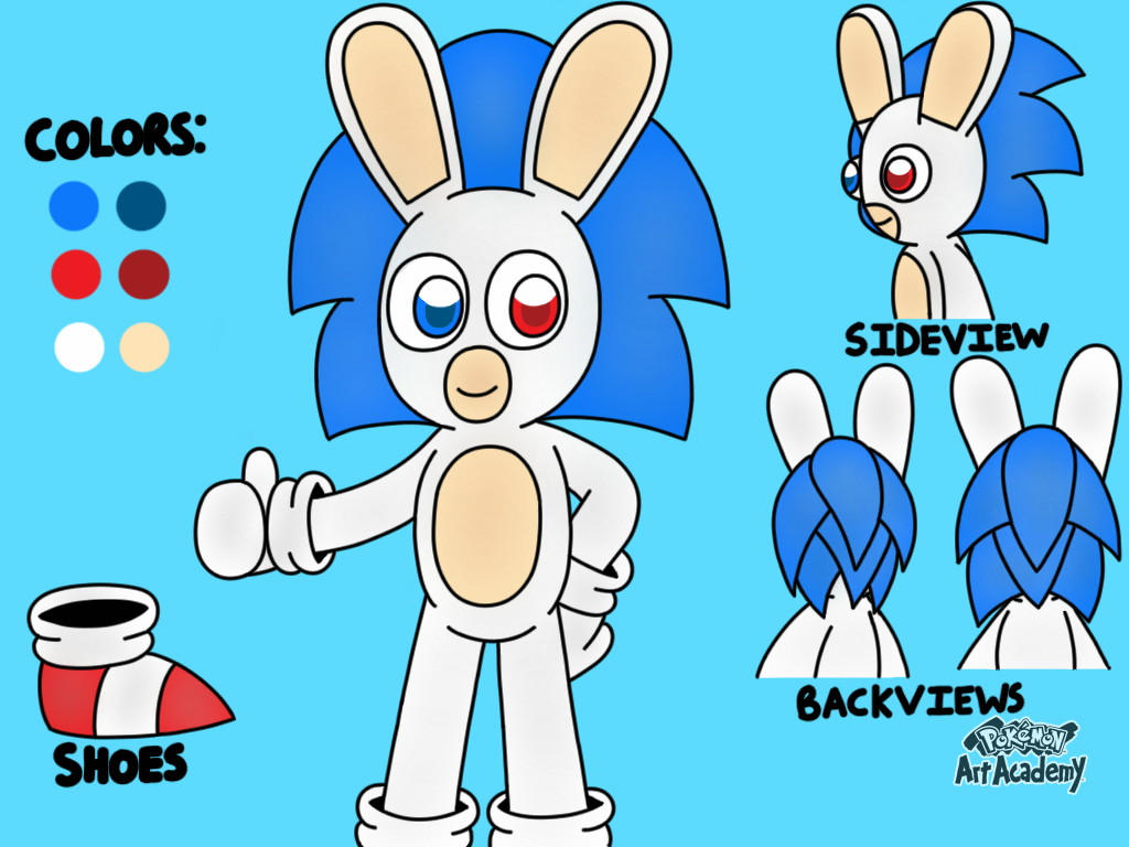 Rabbid Sonic (2020) by BryanPlush on DeviantArt