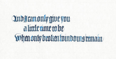 And I can only give you a little time to be