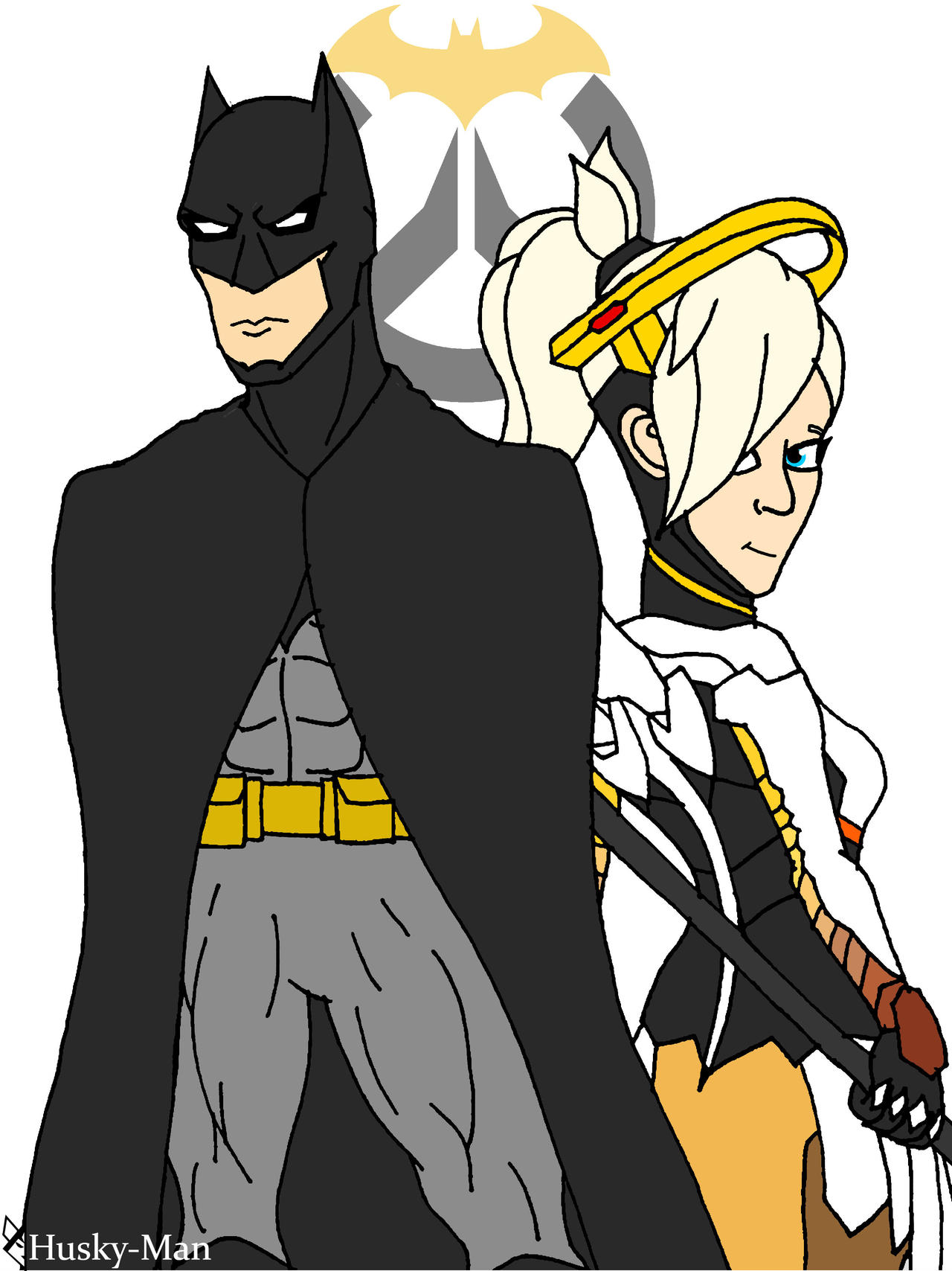 Orphan Guardians(Batman/Mercy) by Husky-Man on DeviantArt