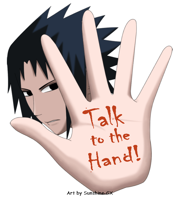 Talk To The Hand By Sunshine Gx On Deviantart