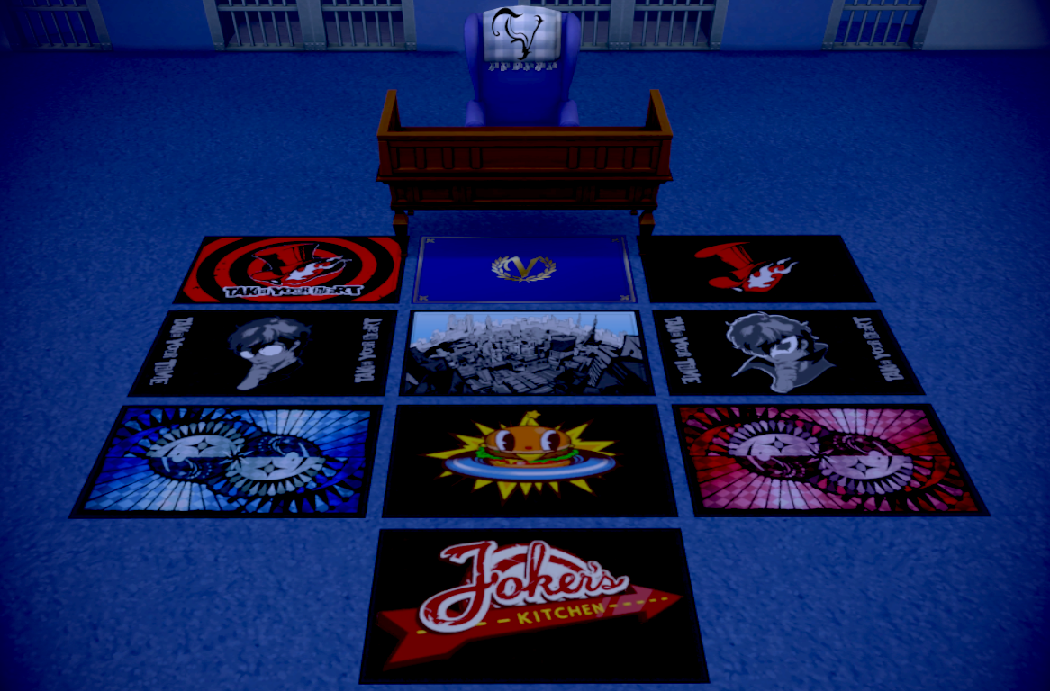 Persona Cd Rug Sims 4 CC - Persona 5 Strikers Rugs/doormats cc by VelvetCompendium on ...