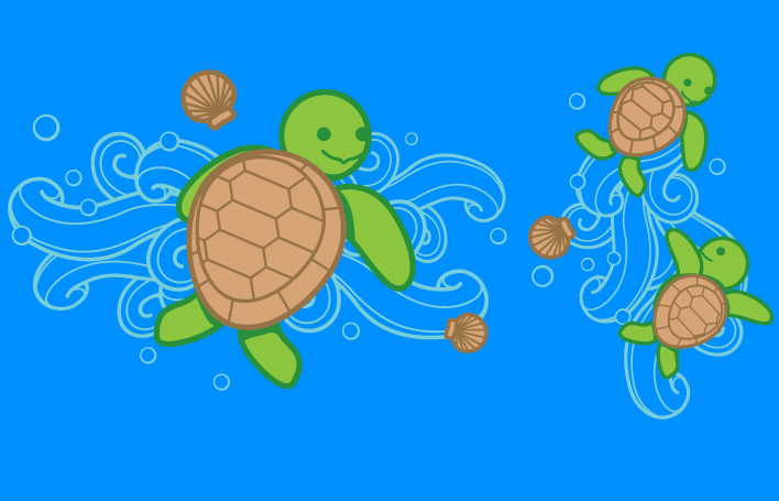 Turtle print