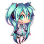 Keychain: Miku vocaloid