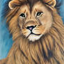 Hybrid Lion and cat painting