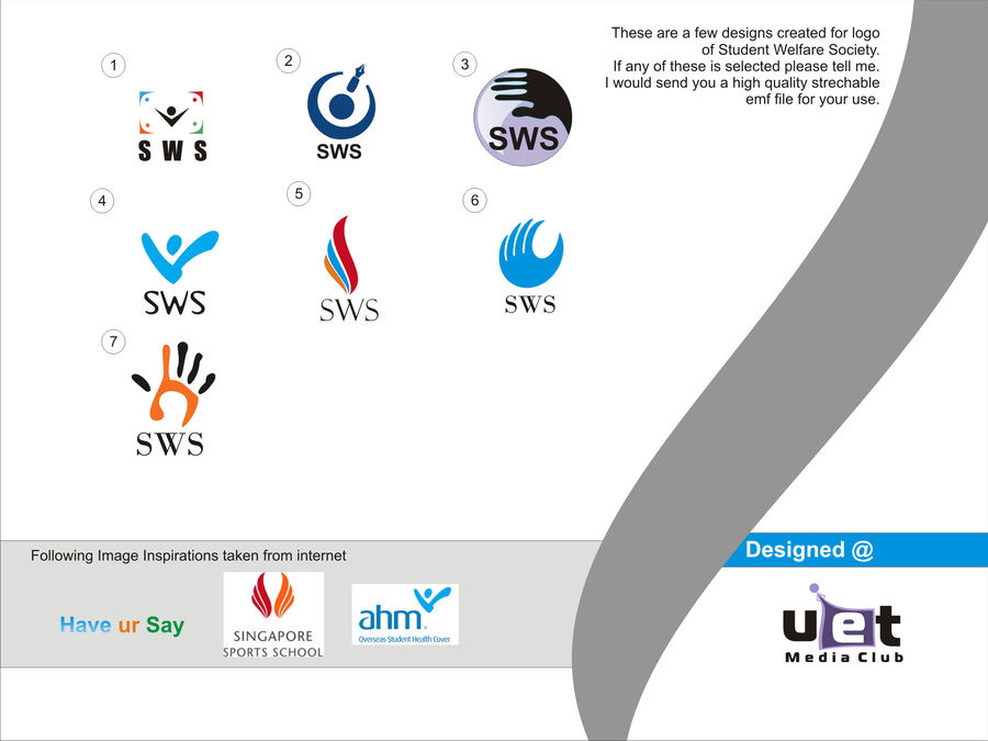 SWS LOGO SAMPLES UET MEDIACLUB by hasanphd on DeviantArt