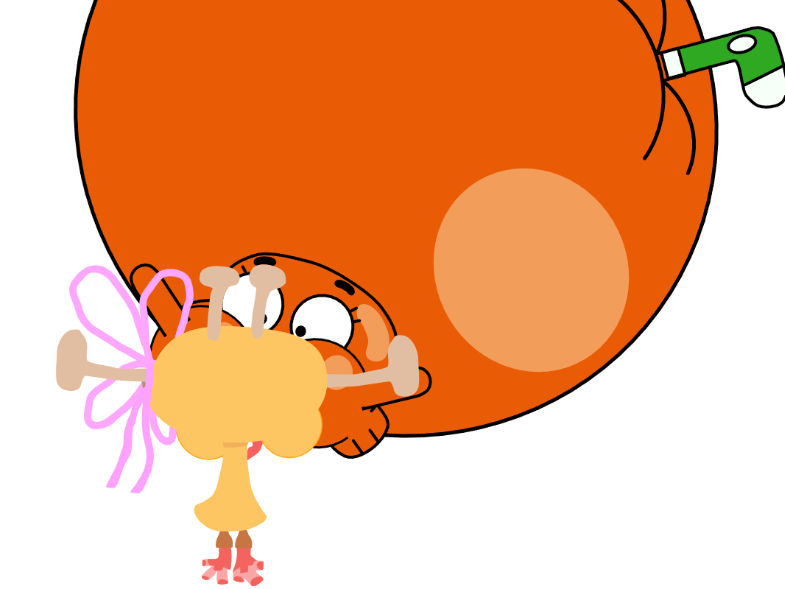 Darwin Inflating Jordan inflates Darwin by Bubblegumlover101 on DeviantArt