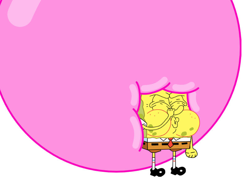 Spongebob Inflation Spongebob Inflates The Giant Bubble Gum by Bubblegumlover101 on DeviantArt