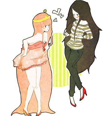 bubblegum and marceline