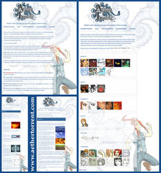 Aether Torrent Website Design