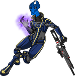 Salarian Biotic Infiltrator - Inoste Cien by Bakageta-Koto