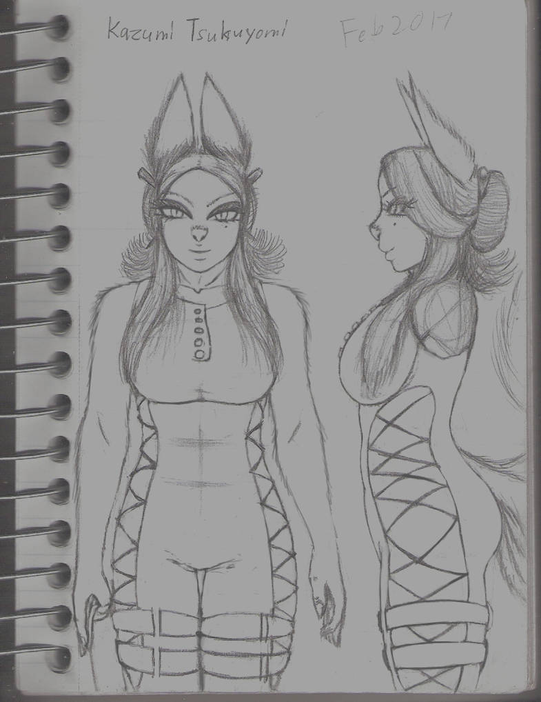 SotP CC Kazumi Tsukuyomi 2017 WIP by Kyanbu