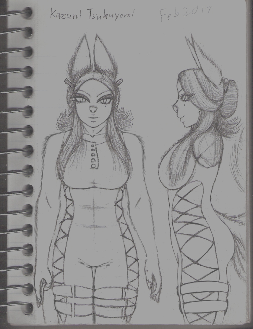 SotP CC Kazumi Tsukuyomi 2017 WIP by Kyanbu