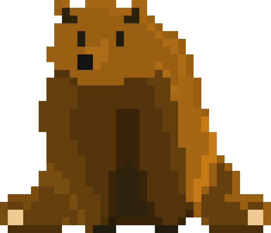 Pixel Bear Pixel Art Maker,Pixel Bear By Helostorm On Deviantart,Pooh Bear...