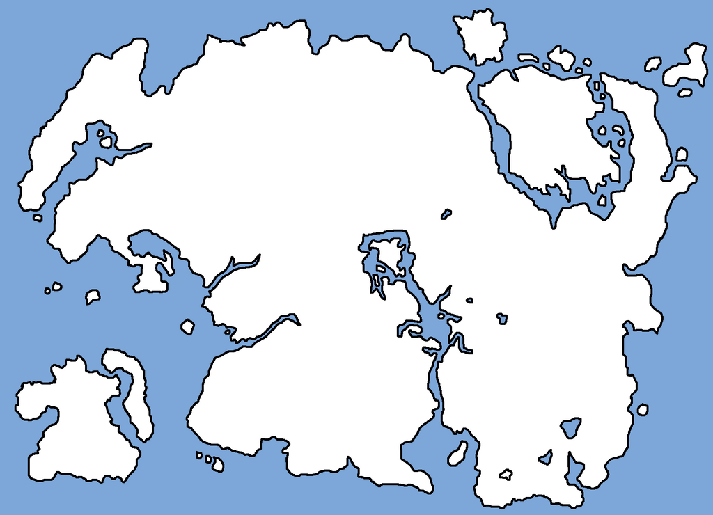 Карта Тамриэля без границ. Вымышленные континенты. Несуществующий материк. Карты вымышленных островов. Белая пустая карта