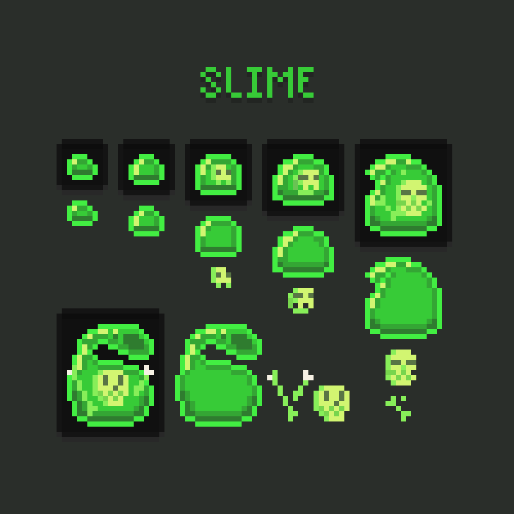 SLIME PIXEL ART by NineSLime on DeviantArt