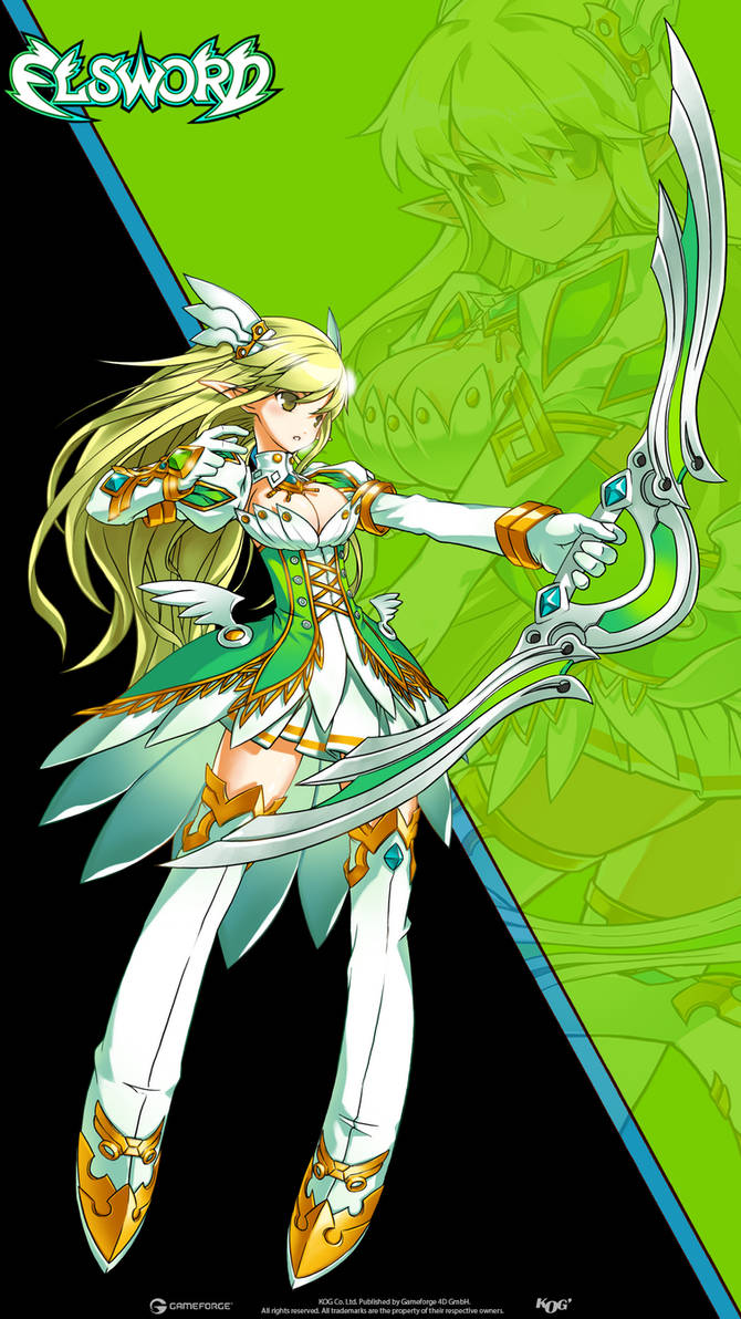 Elsword Rena Build Elsword Wallpaper - Rena Grand Archer by leopassos100 on DeviantArt