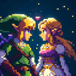 Legend of Zelda pixel art