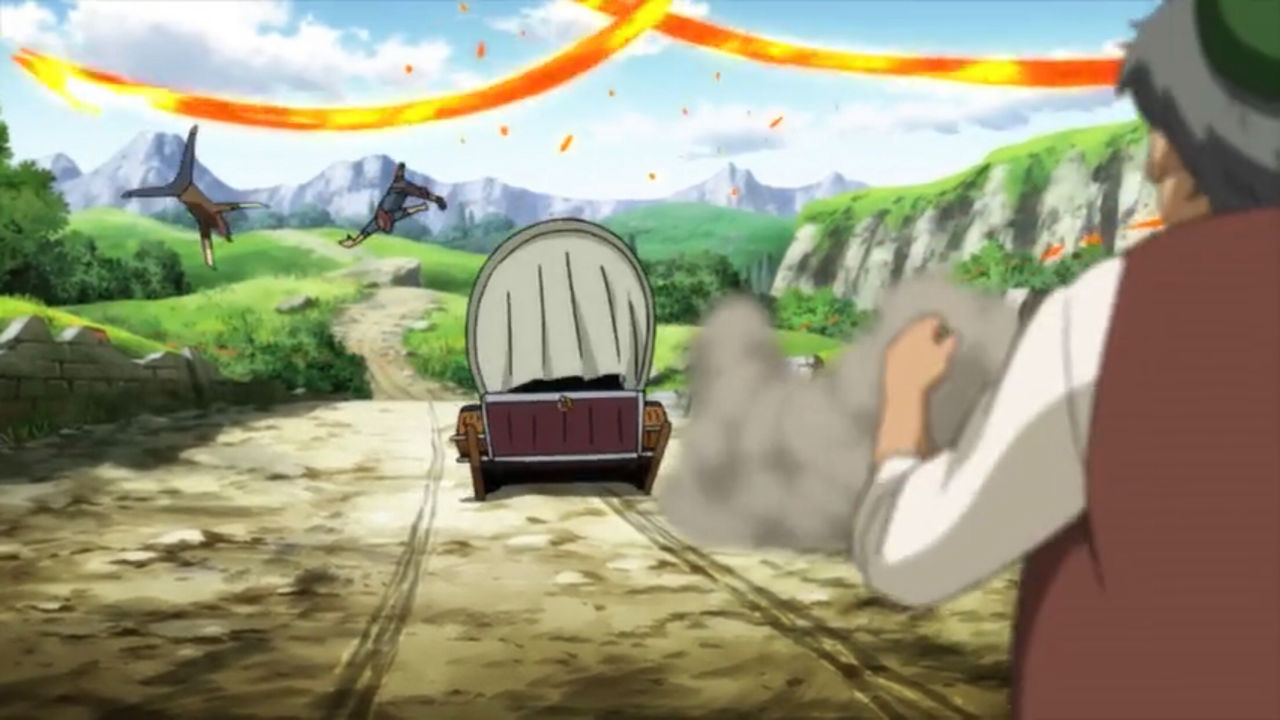 Fairy Tail FS - Breath attack hits bandits by Soundmast on DeviantArt