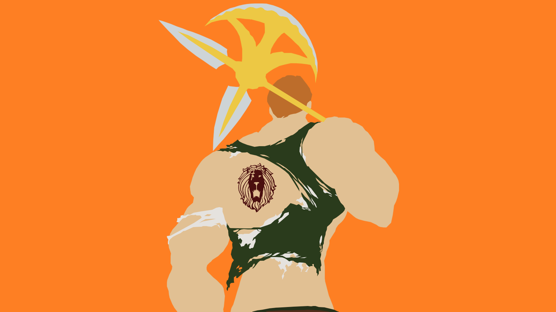 Minimalist Escanor Wallpaper V2 by AlexMugiwara on DeviantArt Minimalist Escanor Wallpaper V2 by AlexMugiwara on DeviantArt