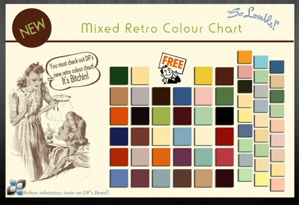 Retro Colour Chart by DigitalPhenom on DeviantArt