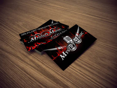 Mystify Music Business Cards