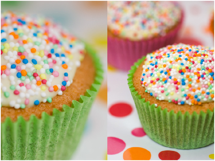 Rainbow Cupcakes