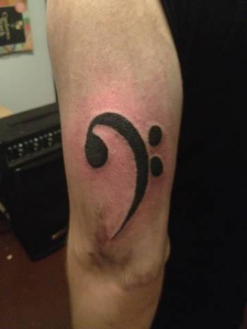 Bass Clef Tattoo By Captainjak On Deviantart