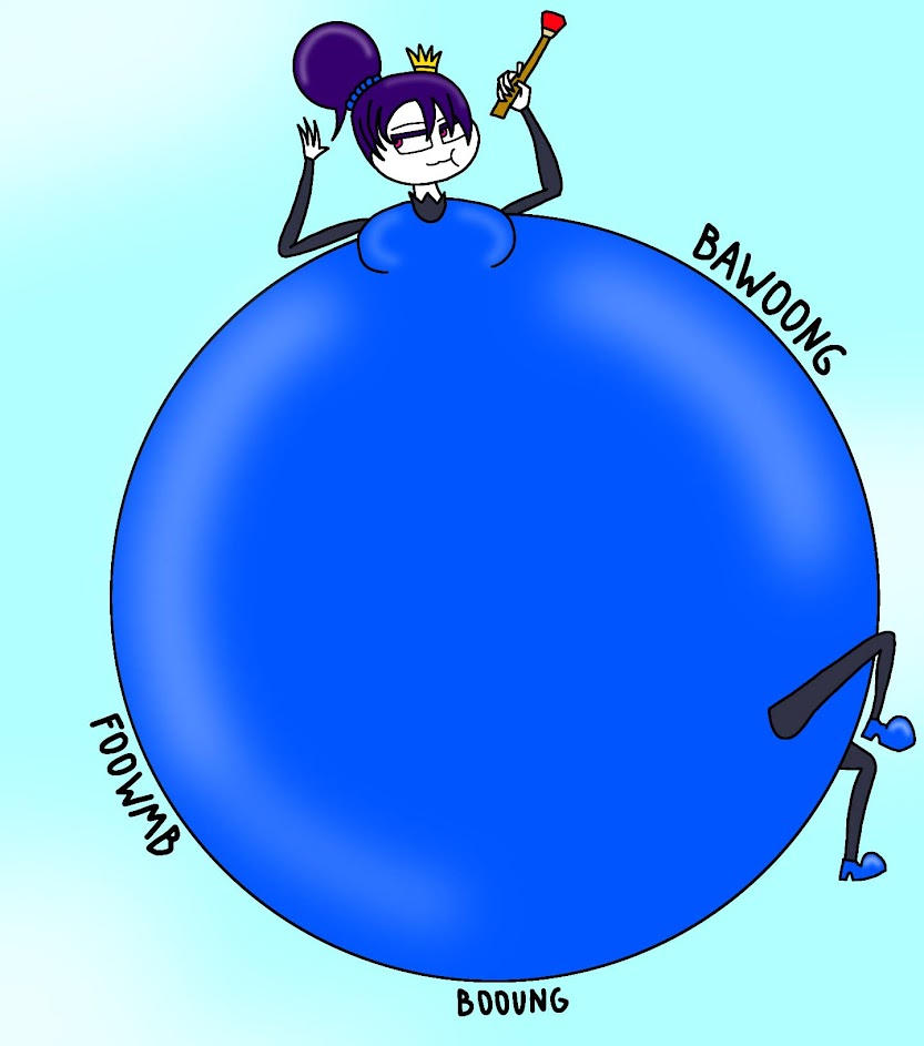 Miss Bluebell, the balloon queen by AmandaTheGassyFunky on DeviantArt