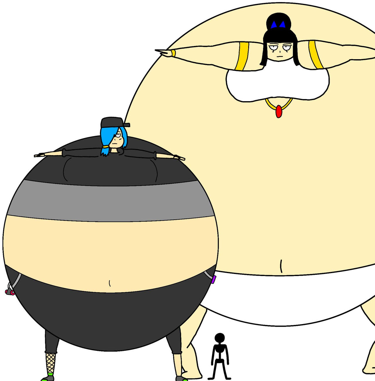 Caroline size comparation