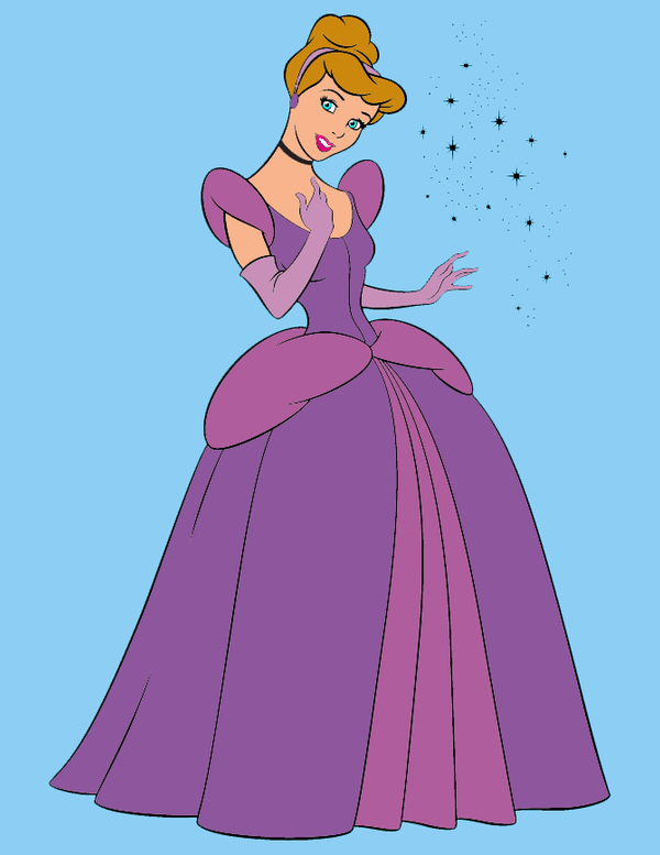 cinderella in purple dress Cinderella JCPenney Collaboration | Fashion Student Sketch Contest
