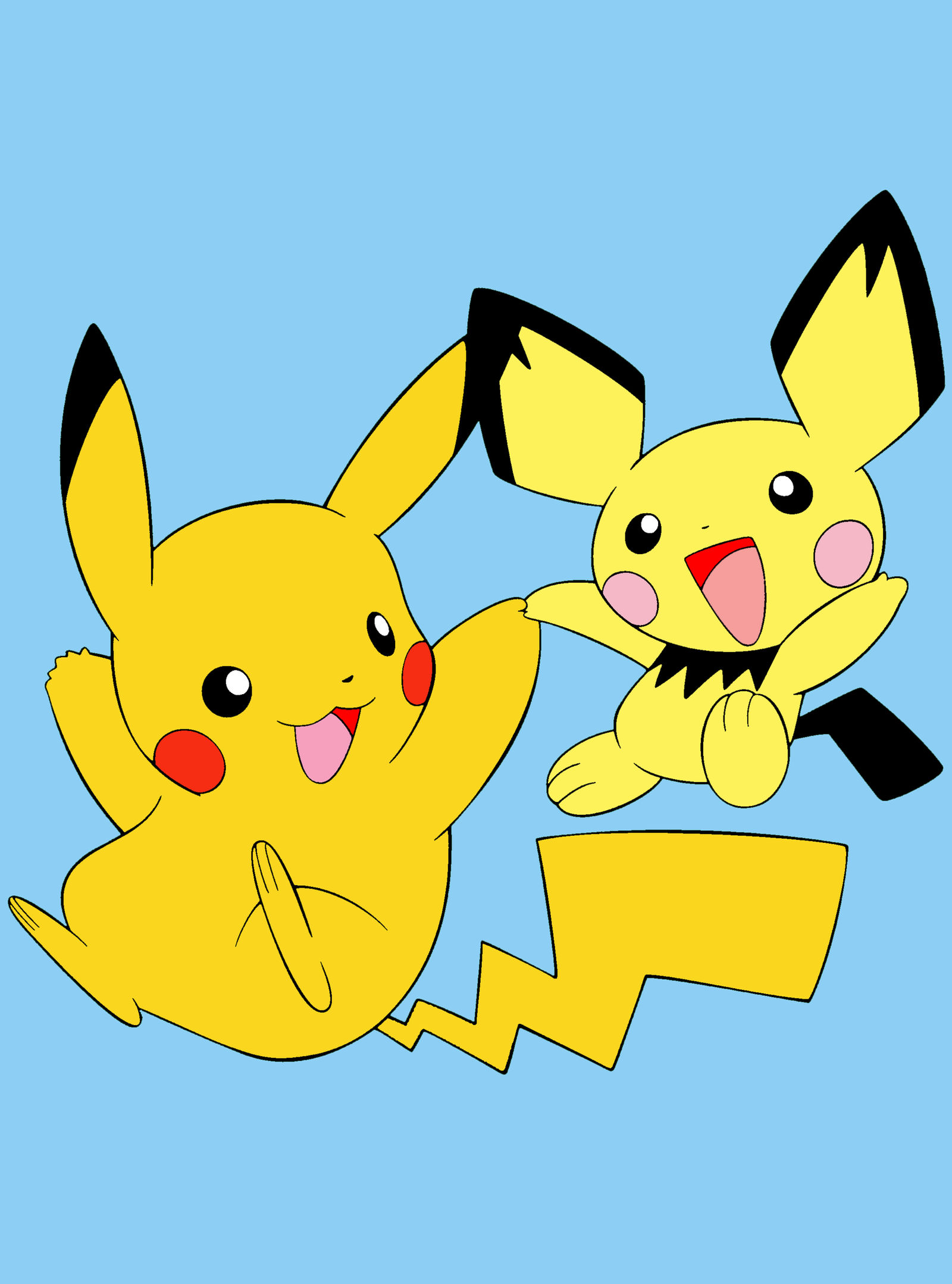 Picachu And Math Pikachu and Pichu by Zanny-Marie on DeviantArt