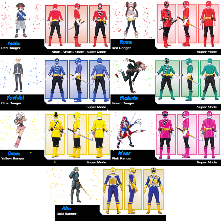 Smash Power Rangers Smash Bros Rangers Samurai Protagonists by AnimeArtist154ever on DeviantArt