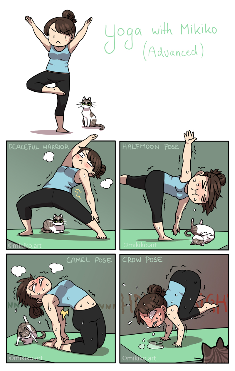Yoga with Mikiko II by Zombiesmile