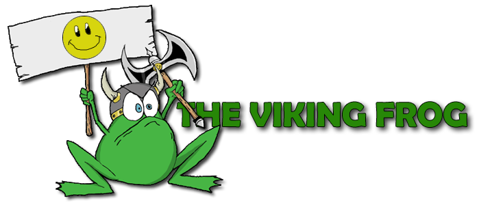 The Viking Frog Logo