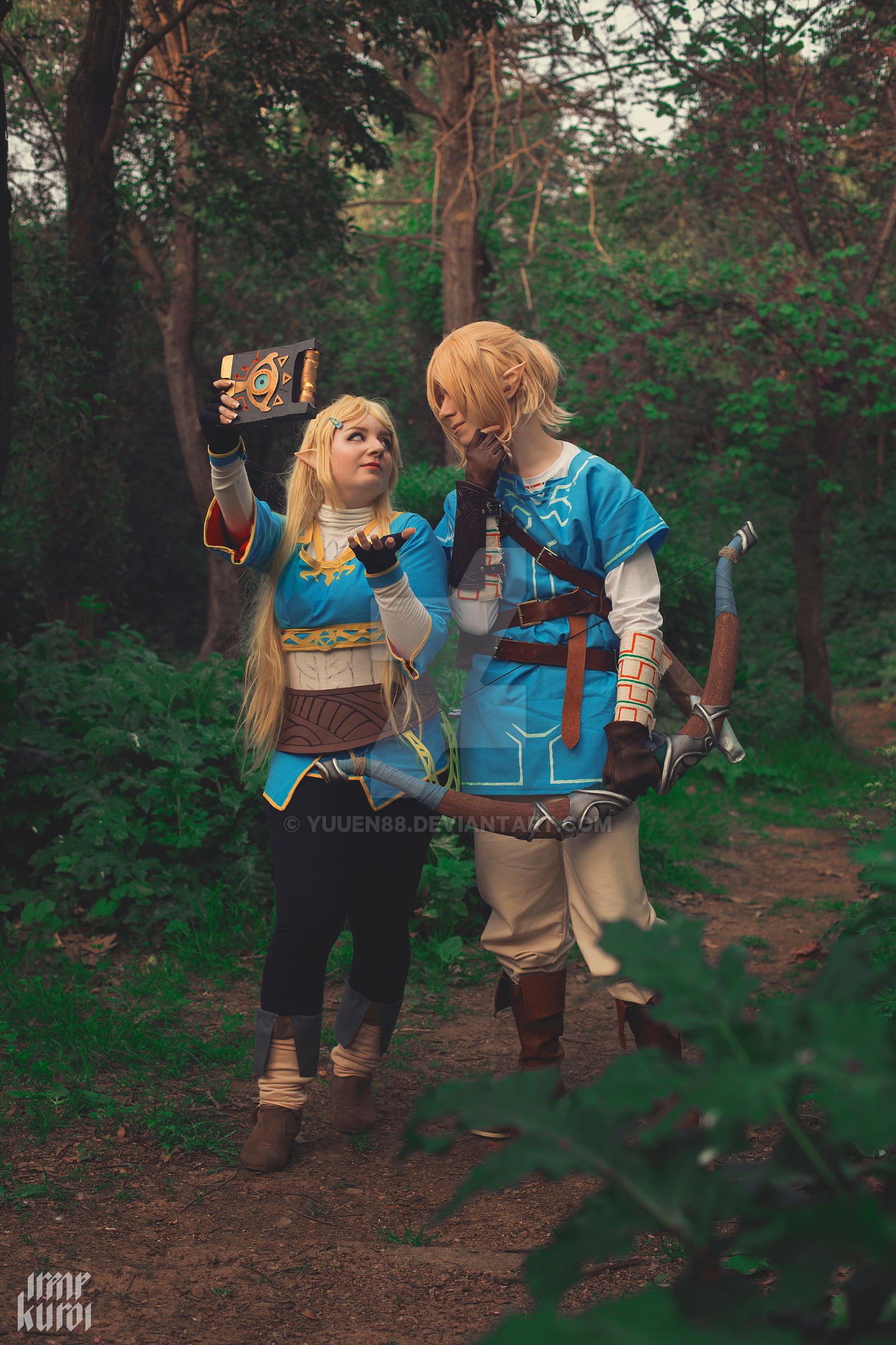 Zelda and Link - Zelda Breath Of The Wild Cosplay by yuuen88 on