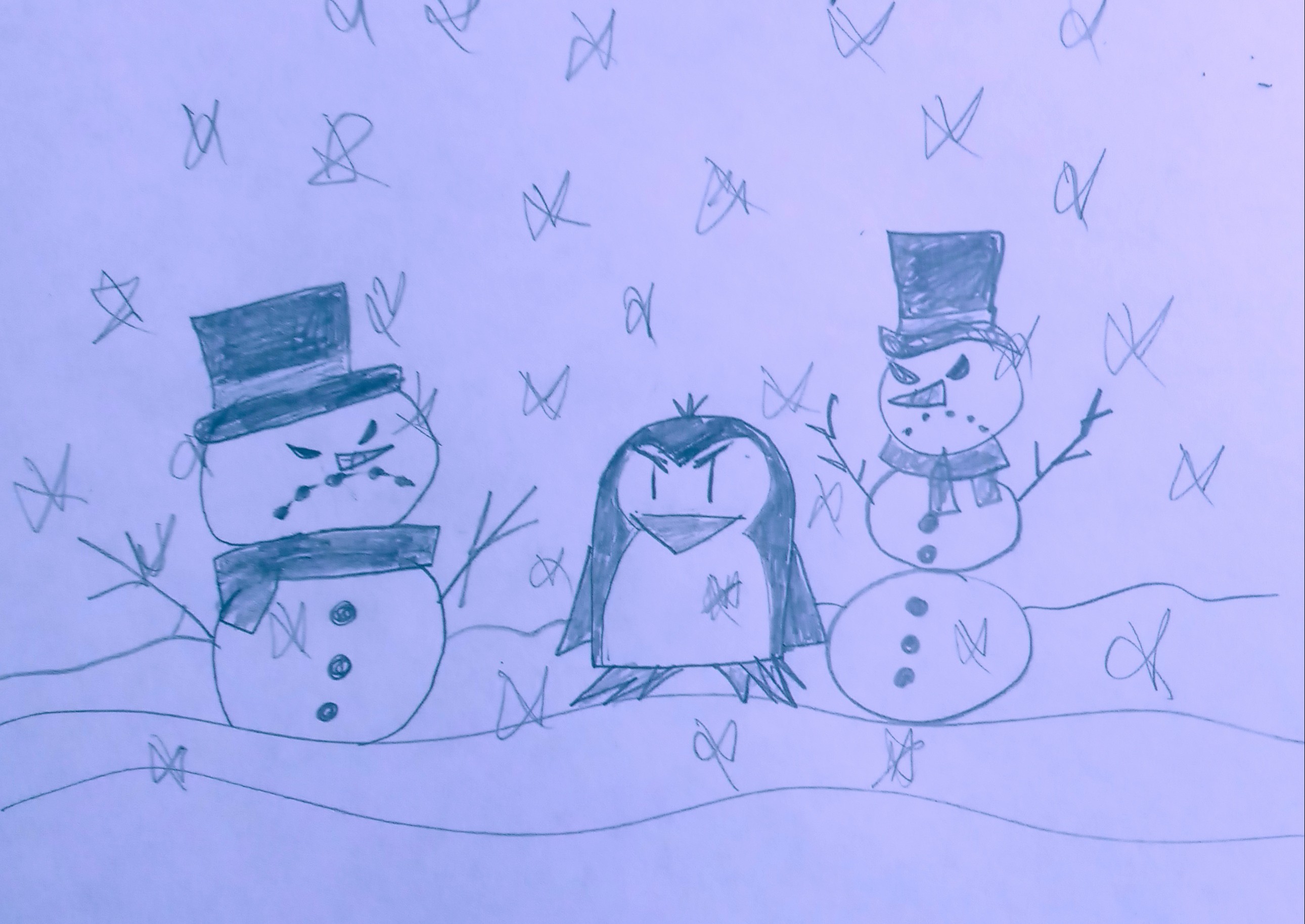Mvs9966 Angry Pehngvihnn Arguing 2 Angry Snowman by MVS9966 on DeviantArt