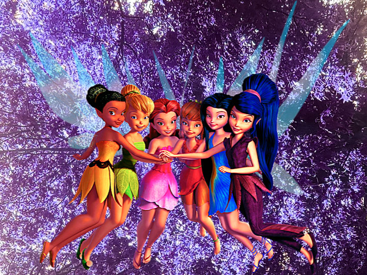 Mvs9966 6 Fairies Purple Tree by MVS9966 on DeviantArt
